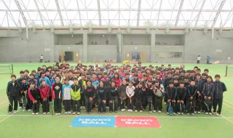 北海道道央地区小中学生ソフトテニス講習会　2