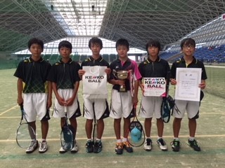 ＪＴＢカップ中学ソフトテニス大会　入賞者の方々