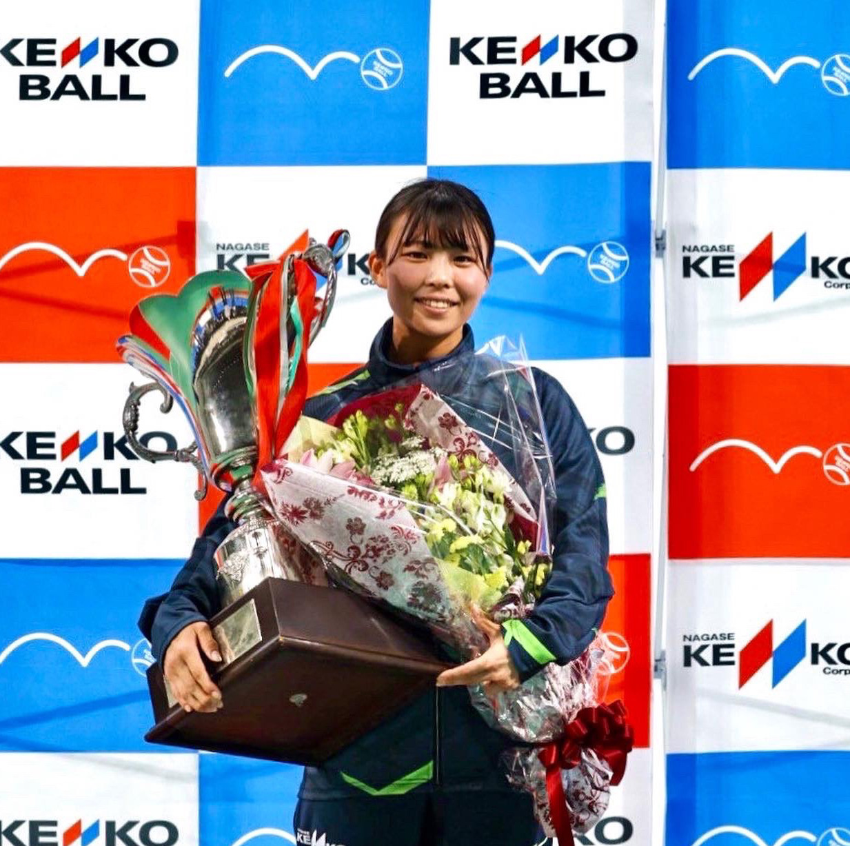 シングルス19年振りの優勝！！　早川日向選手