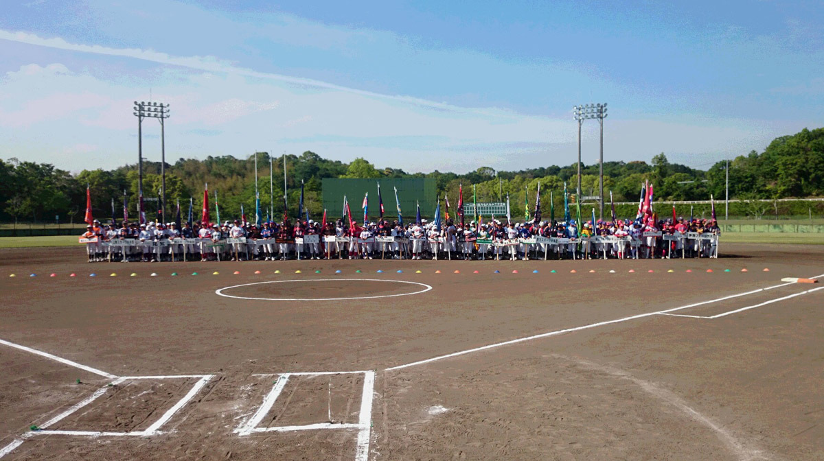 三重県小学生男女ソフトボール大会開会式風景.JPG