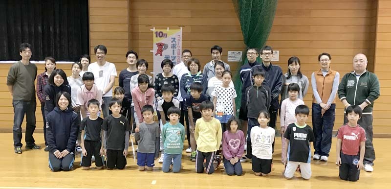 “ラケットテニスを体験しよう！！”に唐口選手・濱村選手が参加