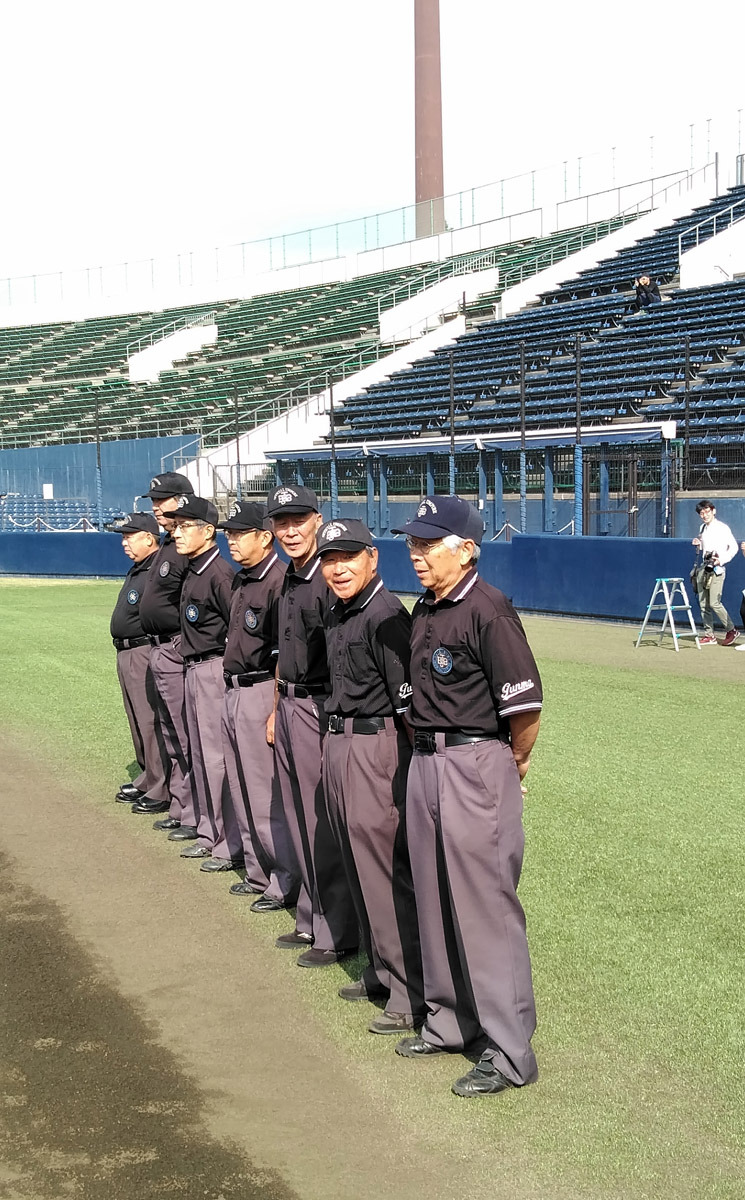 群馬県実業軟式野球大会総合開会式